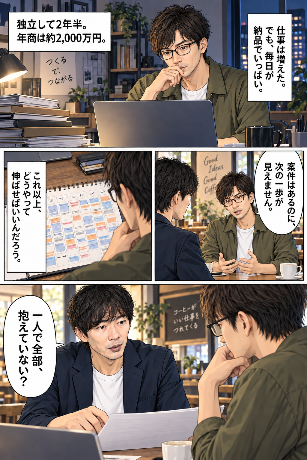 StockSunサロン紹介漫画 1ページ目