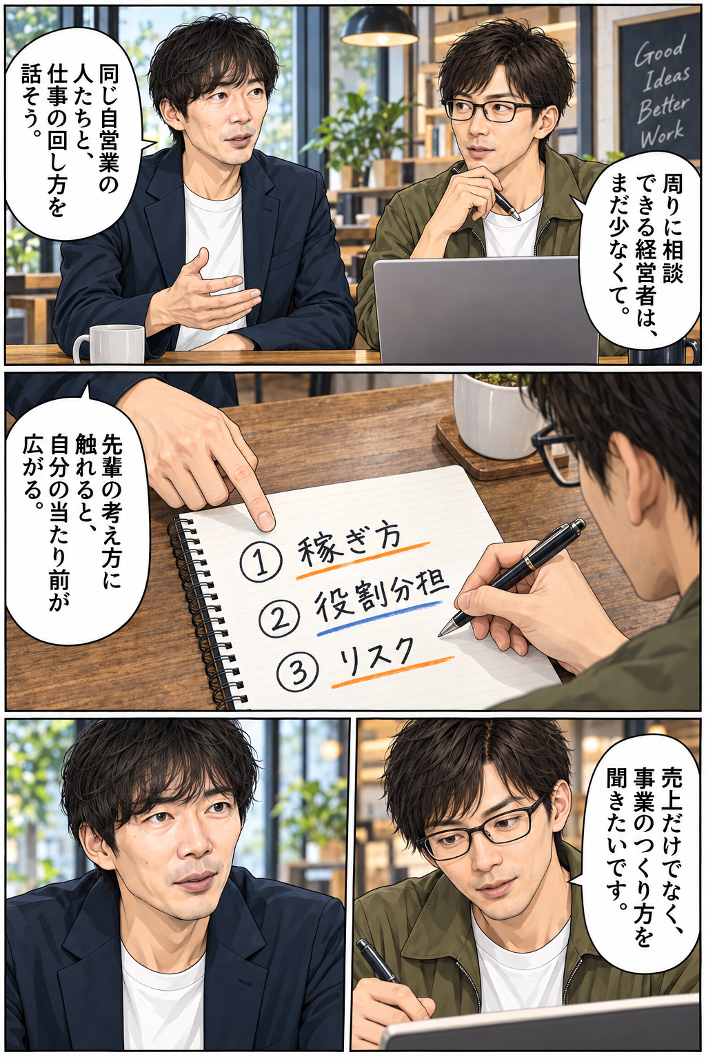 StockSunサロン紹介漫画 4ページ目