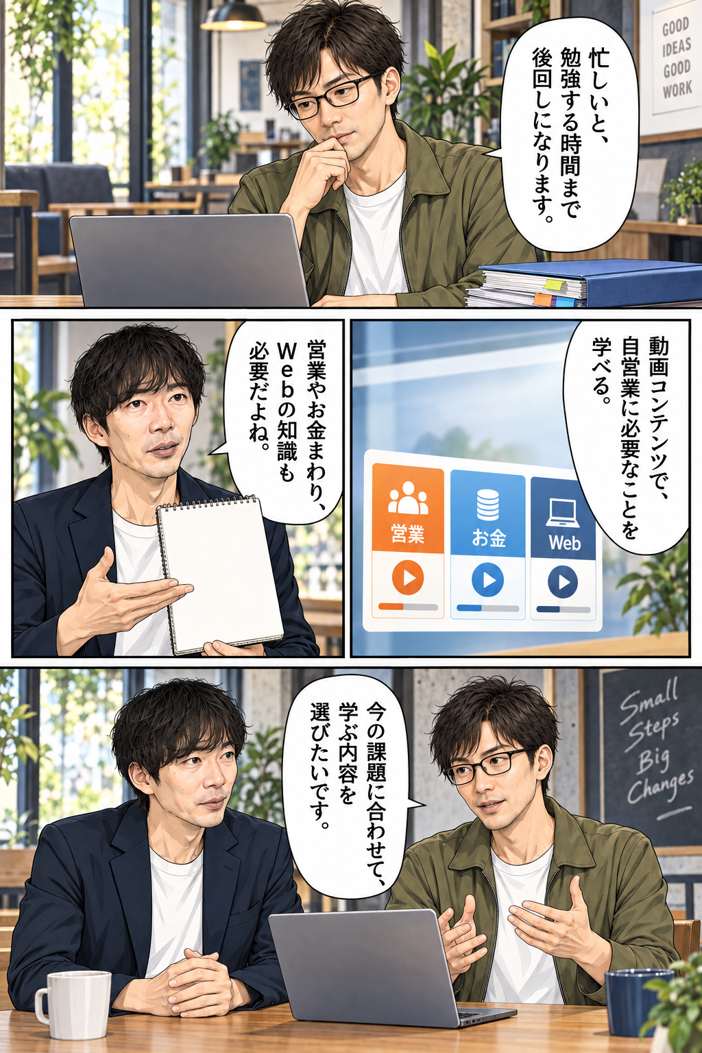 StockSunサロン紹介漫画 8ページ目